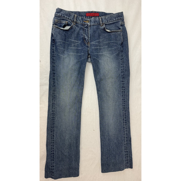 Fcuk Low Rise Jeans Medium Wash Straight 30 * 29 French Connection Vintage - Picture 4 of 10